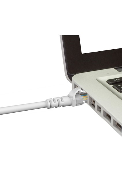 10 Metre Cat6 Network-Ağ-Ethernet Kablosu Beyaz