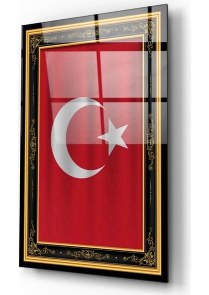 Eliza Home Türk Bayrağı Cam Tablo fiyatları