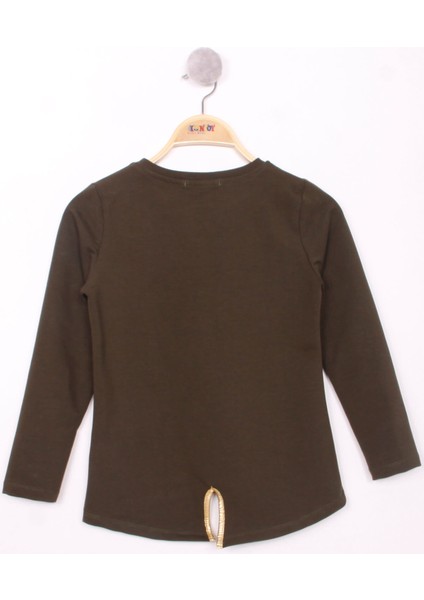 Kız Çocuk Milan Baskılı Sweatshirt - Antrasit Melanj - 8 Yaş fiyatları