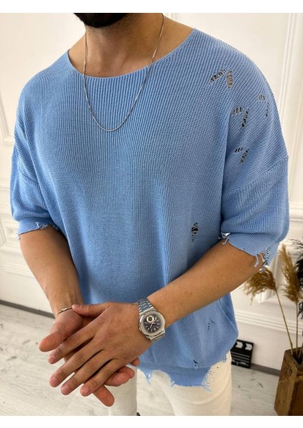 Yırtık Detaylı Tişört Lazer Kesim Tshirt fiyatları