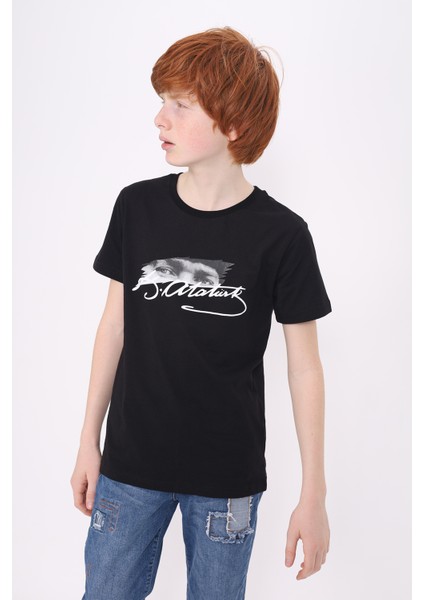Toontoy Unisex Çocuk Atatürk Baskılı Tişört indirimleri