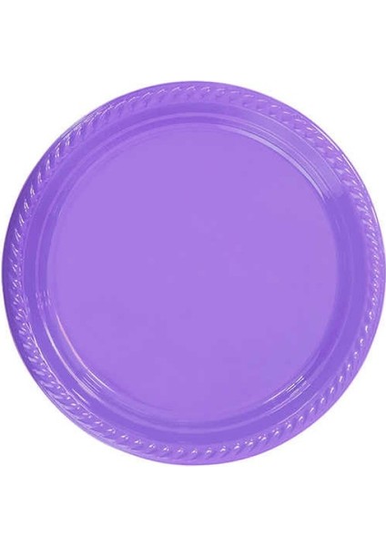 Mor Plastik Tabak 22 cm