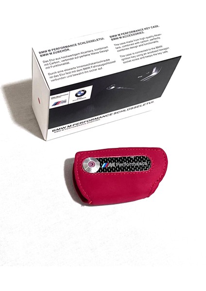 Bmw Anahtarlık Anahtar Kılıfı G x Seri Alacantra M Performance Bmw Car Keychain Tam Kırmızı Model fiyatları