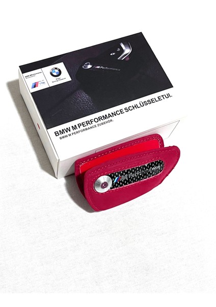 Bmw Anahtarlık Anahtar Kılıfı G x Seri Alacantra M Performance Bmw Car Keychain Tam Kırmızı Model modelleri