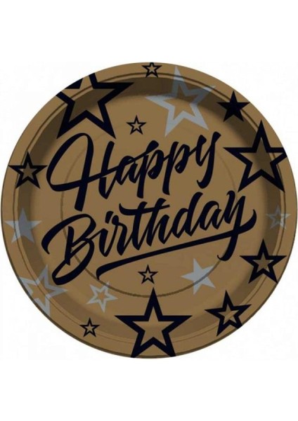 Happy Birthday Yıldızlı Tabak