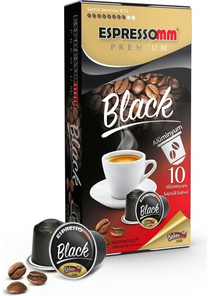 Espressomm® Premium Karışık Alüminyum Kapsül Kahve (10 Adet) - Nespresso® Uyumlu*