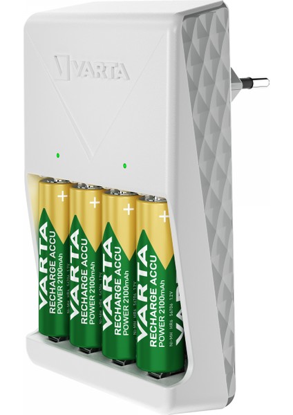 57657 Plug Şarj Cihazı + Varta 2100 Mah Şarjlı Aa Kalem Pil + 800 Mah Aaa Ince Pil Aydos fiyatları