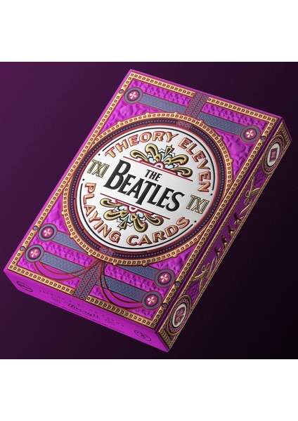 The Beatles Pink Oyun Kağıdı Kartı Kartları Destesi Koleksiyonluk ( Pembe )