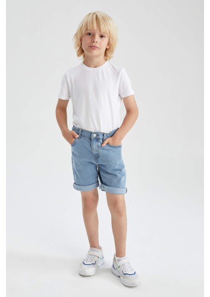 Erkek Çocuk Jean Şort Y9424A622HS