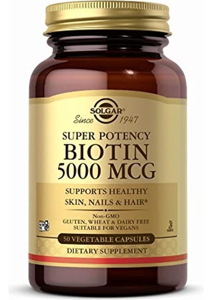 Biotin 5000 Mcg 50 Kapsül