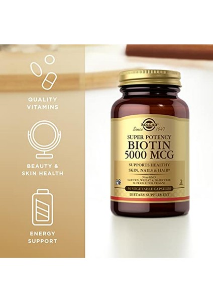 Biotin 5000 Mcg 50 Kapsül