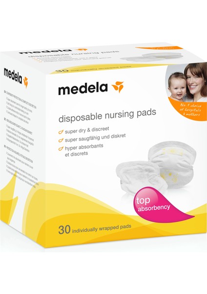 Safe&dry Tek Kullanımlık Göğüs Pedi 30'lu Paket