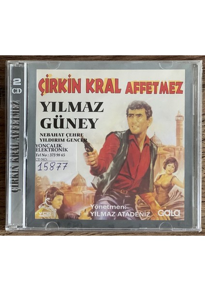 Çirkin Kral Affetmez (1967) VCD Film 'yılmaz Güney - Nebahat Çehre'