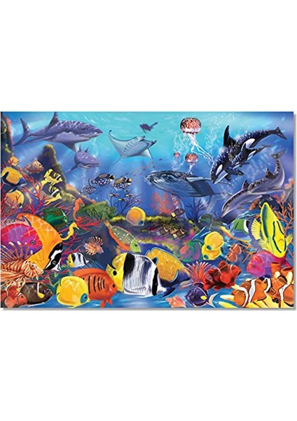 Melissa&Doug Melissa & Doug Dev Yer Yapbozu, Deniz Altı