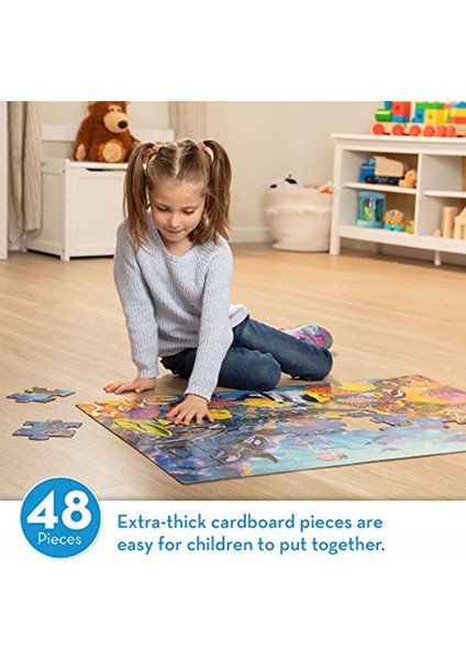 Melissa&Doug Melissa & Doug Dev Yer Yapbozu, Deniz Altı fırsatları