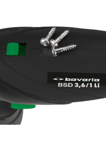 Matkap Bsd 3,6/1 Li (Lityum-Iyon Pil, 3,6 V, 1,3 Ah, 1 Vites, 3 Nm, Led-Işık-Ve Pil, 4 Torn modelleri