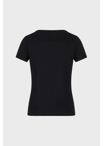 Logolu Pamuklu Regular Fit T Shirt Bayan T Shirt 6LTT18 Tjjlz 1200 fırsatları