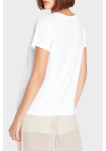 Logolu Jarse Pamuklu Boyfriend Fit T Shirt Bayan T Shirt 3rytej YJ16Z 1000 fiyatları