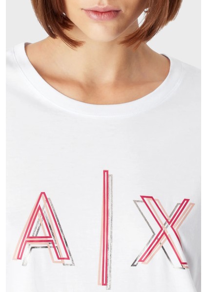 Logolu Jarse Pamuklu Boyfriend Fit T Shirt Bayan T Shirt 3rytej YJ16Z 1000 modelleri