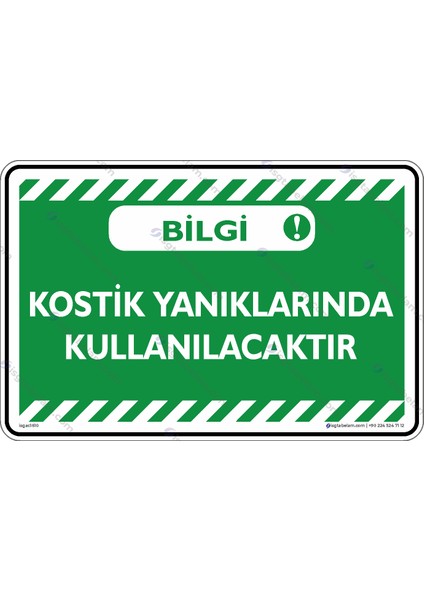 25x35cm/Dekota/ Kostik Yanıklarında Kullanılacaktır