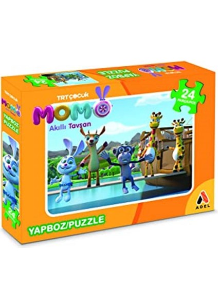 Trt Çocuk Tavşan Momo 24'lü Puzzle