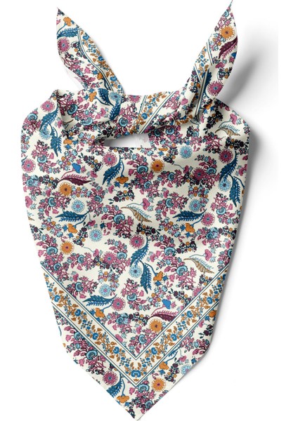 Çiçek Deseni Bandana