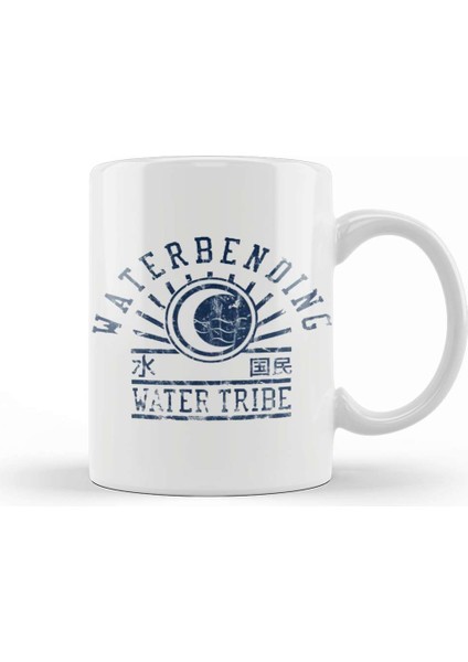 Water Bending Kupa Bardak Porselen