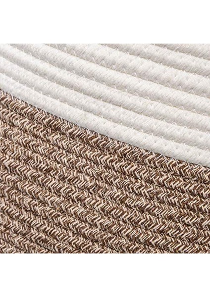 Pamuk Halat Sepeti, Tutma Saplı Pamuk Çamaşır Sepeti 100l, Oyuncak Elbise Battaniye Için, indirimleri