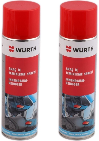 Araç Içi Temizleme Spreyi 500 ml x 2ADET