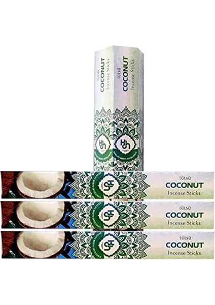 Kdh Tütsü Coconut/hindistan Cevizi Kokusu Ritüel Arınma Meditasyon Çubuk Tütsü 20 Adet Kokulu Özel indirimleri