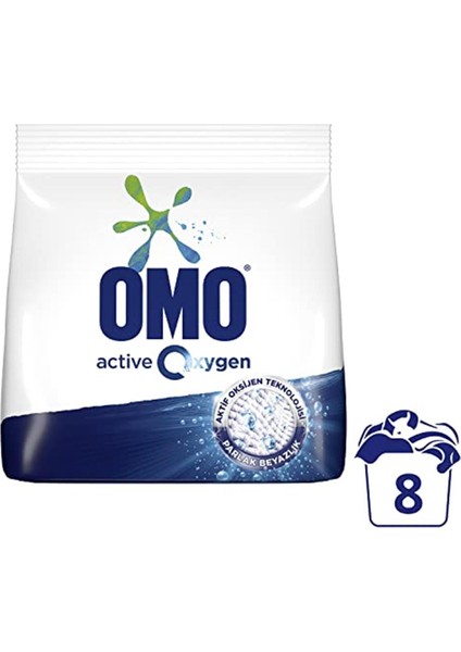 Active Oxygen Toz Çamaşır Deterjanı Beyazlar Için, 1.2 kg