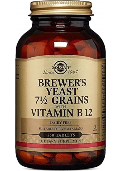 Brewer´S Yeast With Vitamin B12 250 Tablet