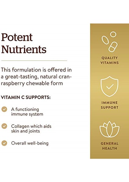 Çiğnenebilir Vitamin C 500 Mg 90 Tablet