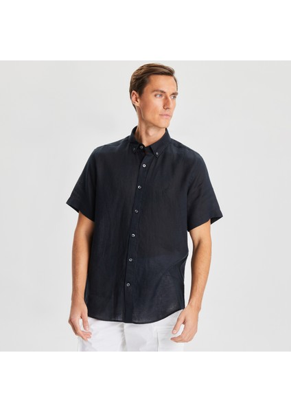 Nautıca Erkek Classic Fit Kısa Kollu Gömlek