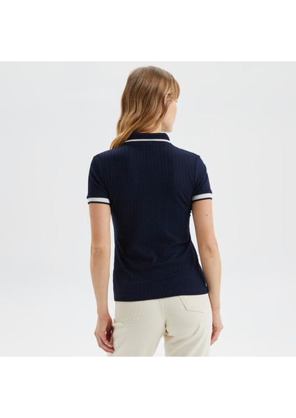 Nautıca Kadın Lacivert Kısa Kollu Polo 35K306T.4VN fiyatları