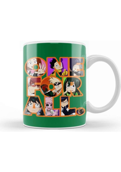 Tsuyu Asui One For All Kupa Bardak Porselen
