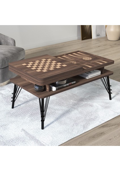 Kaisa Serisi Mdf Tavla Sehpası ve Satranç Orta Sehpası Açılabilir Mdf Orta Sehpa fiyatları