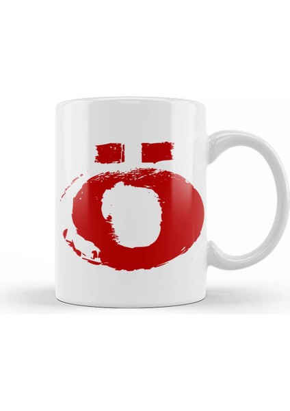 Ö Harfi Kupa Bardak Porselen