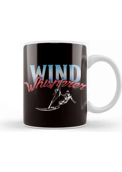 Wind Whisperer Windsurfing Windsurfer Sailboarding Ocean Kupa Bardak Porselen