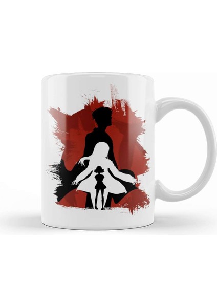 Steins Gate The Time Traveler Kupa Bardak Porselen