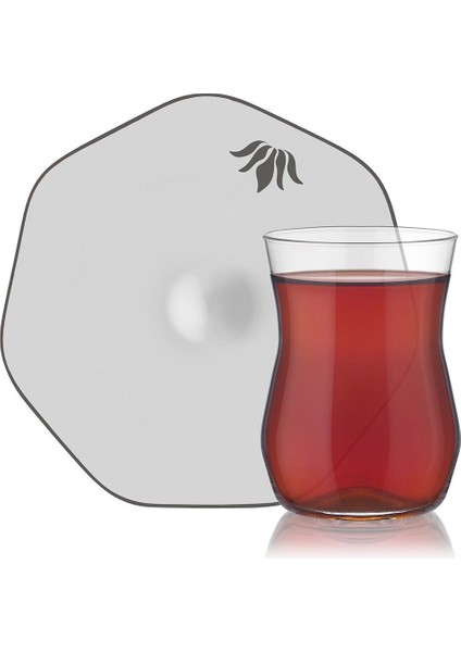 Mislina Lotus 12 Parça 6 Kişilik Çay Seti