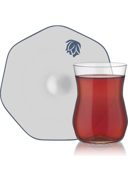 Mislina Lotus 12 Parça 6 Kişilik Çay Seti