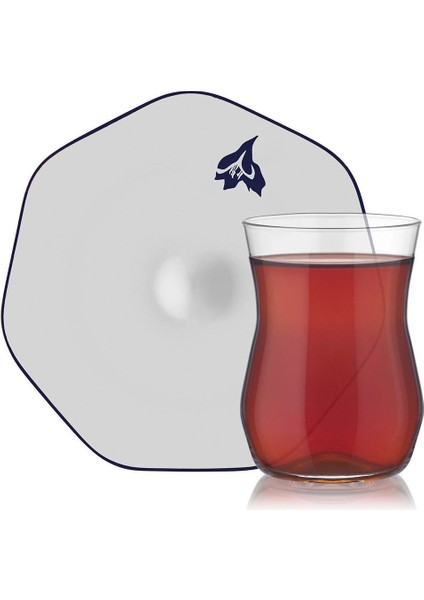 Mislina Lotus 12 Parça 6 Kişilik Çay Seti