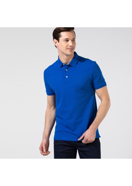 Nautıca Erkek Mavi Slım Fıt Kısa Kollu Polo K35052T.4C9 modelleri
