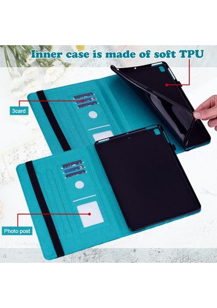 Huawei Matepad Se Için Deri Tablet Kılıfı 10.4 2022 Açık Mavi (Yurt Dışından) modelleri