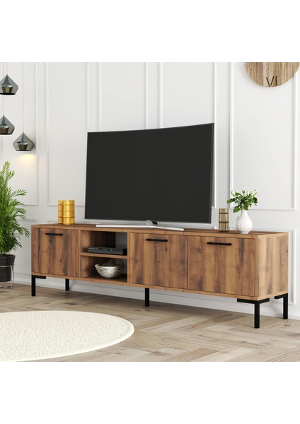 Aurora (Metal Ayaklı) Tv Ünitesi Hat Rengi 1592