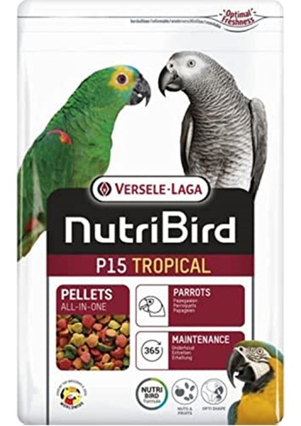 Nutrıbırd P15 Tropıcal 1kg