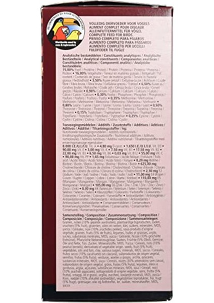 Nutrıbırd P15 Tropıcal 1kg