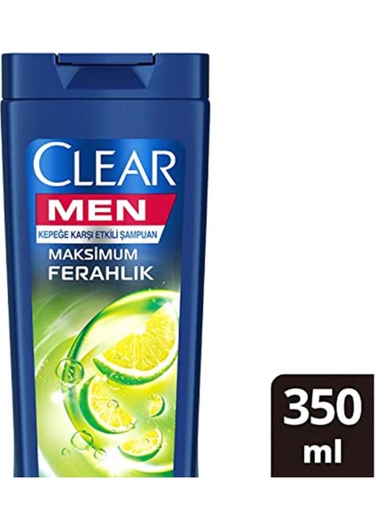 Men Maksimum Ferahlık Yağlı Saç Derisi Için Limon Özlü Kepeğe Karşı Etkili Şampuan 350 ml fiyatları