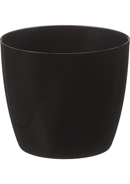 YK01 Yakut Saksı No:1 Drenaj Aparatı Ile Birlikte, Siyah, 11CM, 0.68 Litre